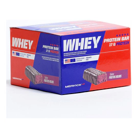 Whey Protein Bar Frutos Rojos 35% Protein 12 Unidades X46 Gr Frutos Rojos