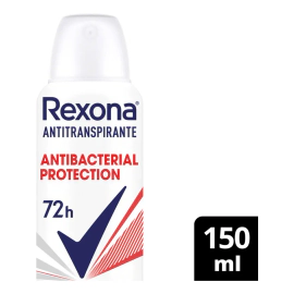 Antitranspirante En Aerosol Rexona Antibacterial Protection 150 ml