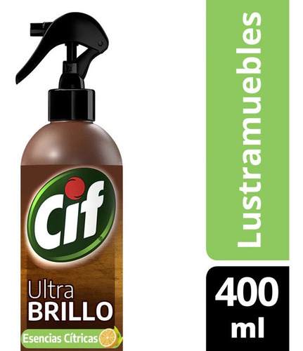 Limpiador Ultra Brillo Cif Esencias Citricas Gatillo 400 Ml