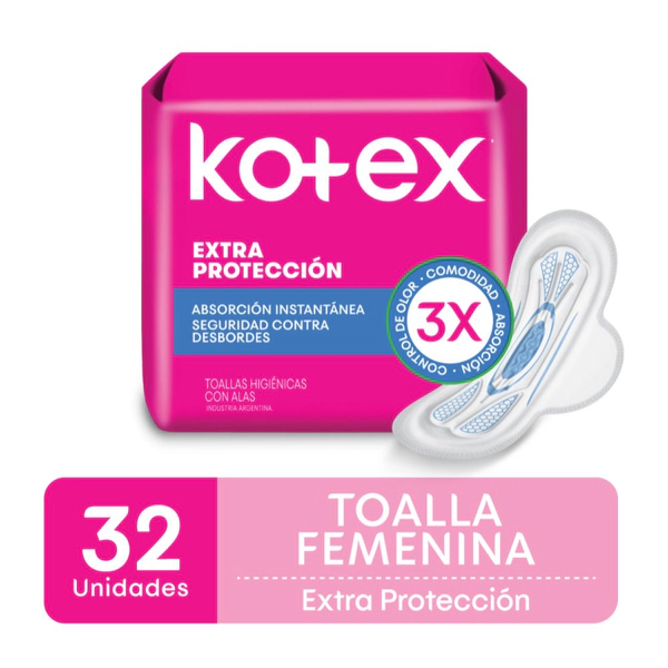Kotex Toalla Femenina Normal 32 Un