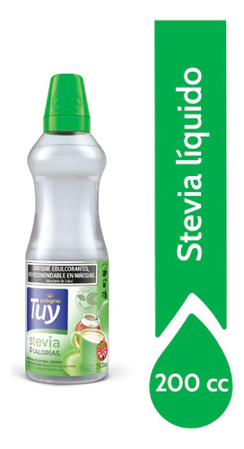 Edulcorante Tuy Liquido Stevia 200 Ml
