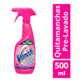 Vanish Quitamanchas Pre Lavado Poder O2 Gatillo 500 Ml
