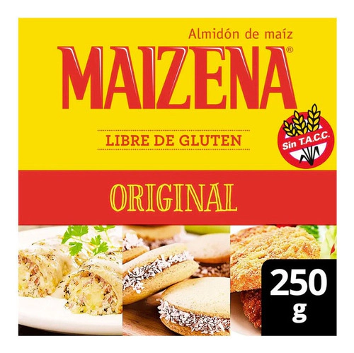 Almidon De Maiz Maizena Clasica Sin Tacc X 250 Gr