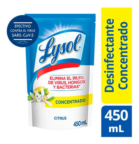 Lysol Dettol Citrus 450 Ml Doypack