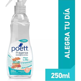 Aromatizante De Telas Poett Alegra 250 Ml
