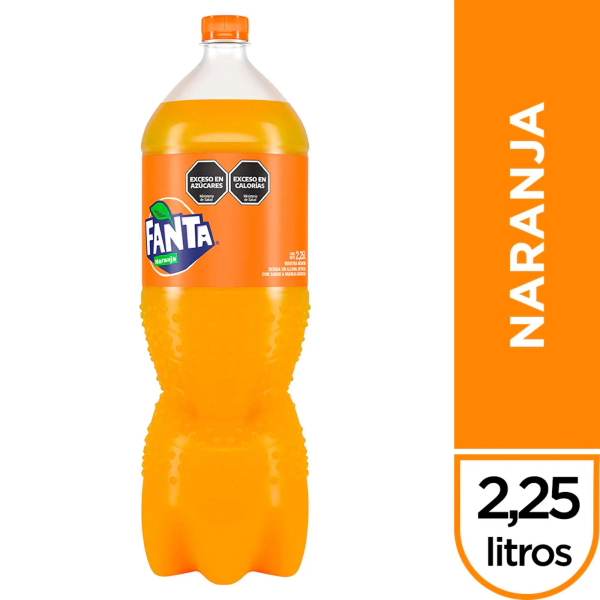 Gaseosa Fanta Naranja 2,25 Lt