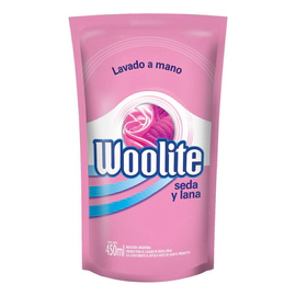 Jabón Líquido Lavado Mano Seda Y Lana Woolite 450 Ml