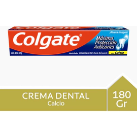 Colgate Anticaries Crema Dental Con Calcio 180 Gr