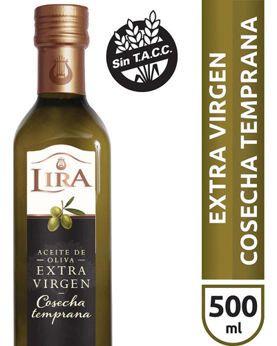 Aceite De Oliva Lira Cosecha Temprana 500ml