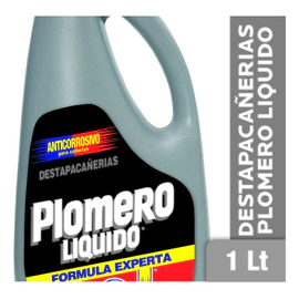 Destapa Cañerias Anticorrosivo Liquido Plomero 1 L