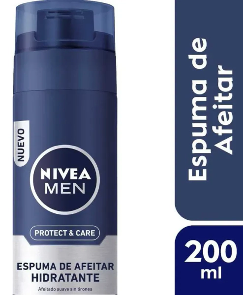 Espuma De Afeitar Nivea Men Protect & Care X 200ml