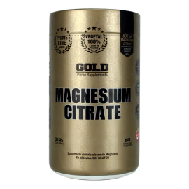Gold Nutrition Citrato De Magnesio X60 Caps Sin Sabor