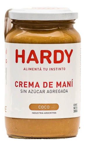Crema De Mani Hardy Con Coco 380 Gr