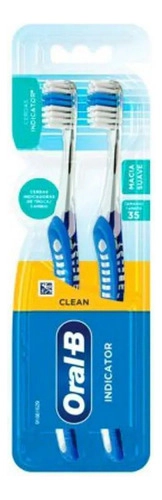 Cepillo De Dientes Oral-b Indicator Pack X 2 Unidades Azul