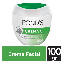 Crema Ponds Limpieza Con Pepino 100 Gr