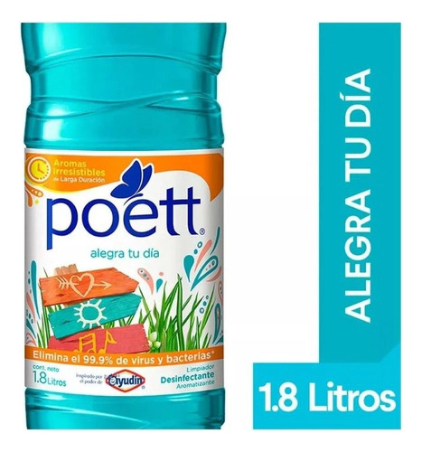 Desodorante De Piso Poett En Botella 1800 Ml