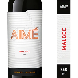 Vino Malbec Aime Botella 750 Ml