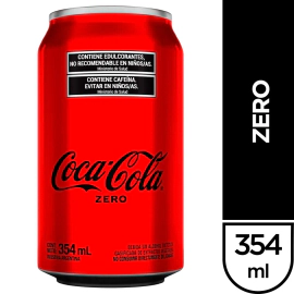 Pack X 6 Gaseosa Coca-cola Zero Sin Azúcares 354 Ml