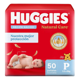 Pañales Huggies Supreme Care Cuidado Superior P 50 Un