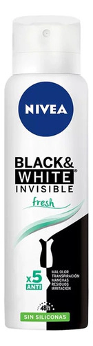 Desodorante Nivea Femenino Black & White Fresh 150 Ml