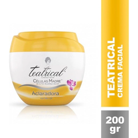 Crema Facial Teatrical Aclaradora 200 Gr Todo Tipo De Piel