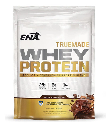 Proteina Ena Whey True Made Aislada Concentrada 1 Lb