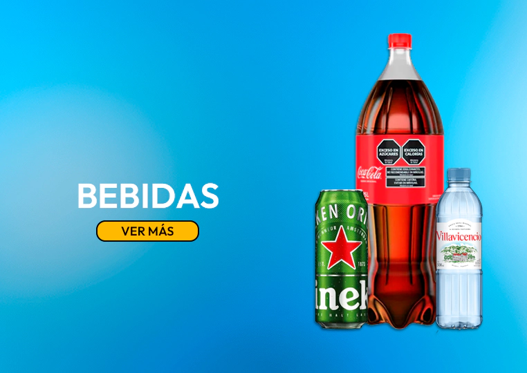 Bebidas gaseosas agua cerveza vino supermercado