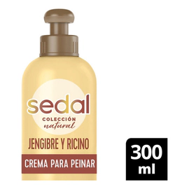 Crema De Peinar Sedal Jengibre Y Ricino 300 Ml