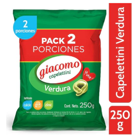 Giacomo Capelettini Verdura Pasta Semola Fortificada 250gr