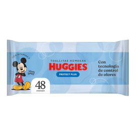 Toallitas Humedas Huggies Protect Plus Suave 48 Un