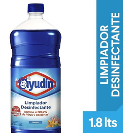 Limpiador Desinfectante Ayudin Liquido Marina 1,8 Lt