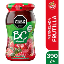 Mermelada Frutilla Bc La Campagnola Frasco X 390 Gr