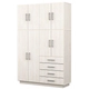 Placard Ropero 8 Puertas 4 Cajones Con Baulera Dakar