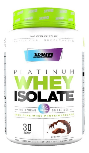 Proteina Star Nutrition Sin Lactosa Isolate 2 Lb