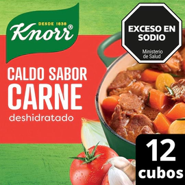 Caldo De Carne Knorr Con Vegetales 12 Cubos