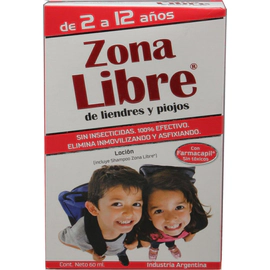 Loción Con Farmacapil 60 Ml Zona Libre Piojos