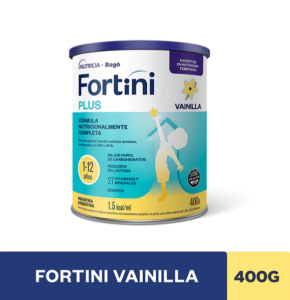 Fortini Suplemento Nutricional En Polvo Lata 400 Gr Vainilla