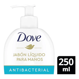 Jabon Liquido Dove Cuida Y Protege Antibacterial 250ml 250ml