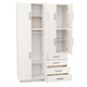 Placard Ropero 8 Puertas 4 Cajones Con Baulera Dakar