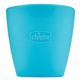 Vaso Silicona Chicco Celeste Celeste Liso