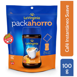 Café Instantáneo La Virginia Suave Doypack 100 Gr