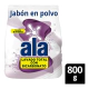 Jabon En Polvo Ala Alta Espuma Con Bicarbonato 800 Gr