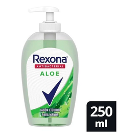 Jabon Liquido Antibacterial Rexona Aloe Para Manos 250 Ml