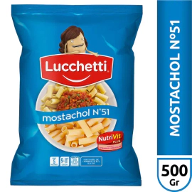 Fideos Lucchetti Mostachol N°51 500g