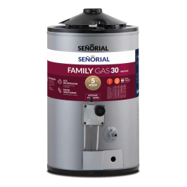 Termotanque A Gas Señorial Family 30 TSZP1 - 30 Alta Recuperacion