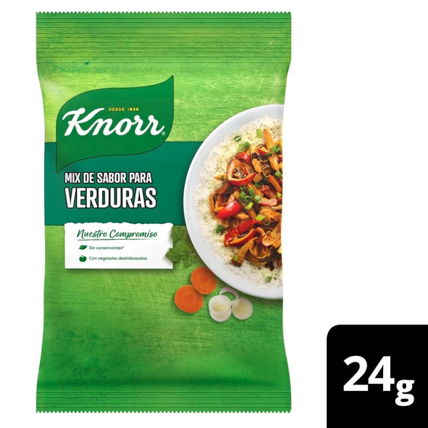 Saborizador Mix De Sabor Para Verduras Knorr 24gSaborizador Mix De Sabor Para Verduras Knorr 24g