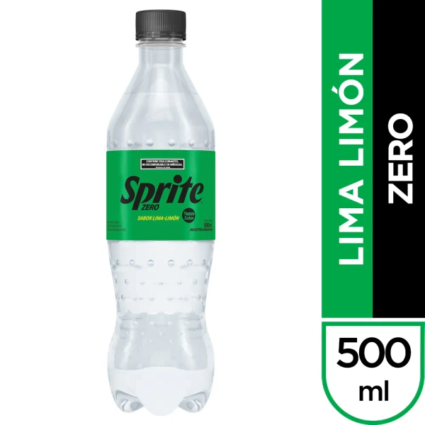 Gaseosa Lima Limón Sprite Zero 500 Ml