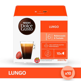 Cápsulas Lungo Nescafé® Dolce Gusto® x10