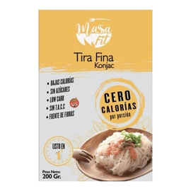 Pasta Konjac Massa Fit Tira Fina 200 Gr