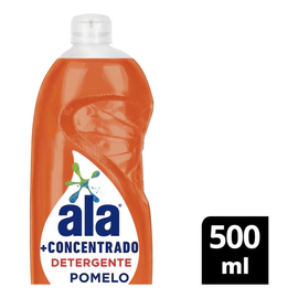 Detergente Líquido Ala + Concentrado Pomelo 500 Ml Botella